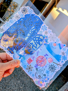 成田山川越別院切り絵御朱印の写真