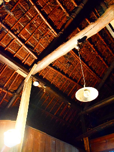 永島家住宅（旧武家屋敷）の屋根の写真