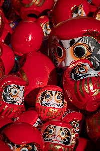 喜多院初大師のだるまの写真