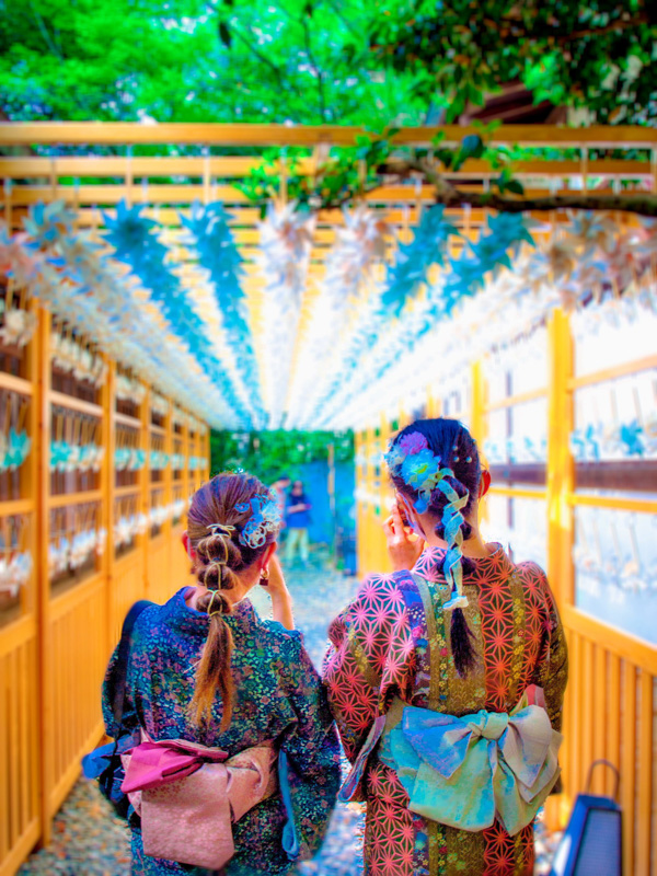 0028川越氷川神社の風車