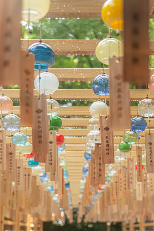 0031川越氷川神社・梅雨明けの風鈴