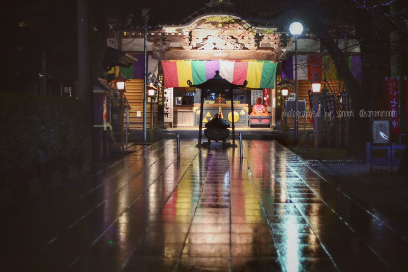 0036雨の夜の蓮馨寺