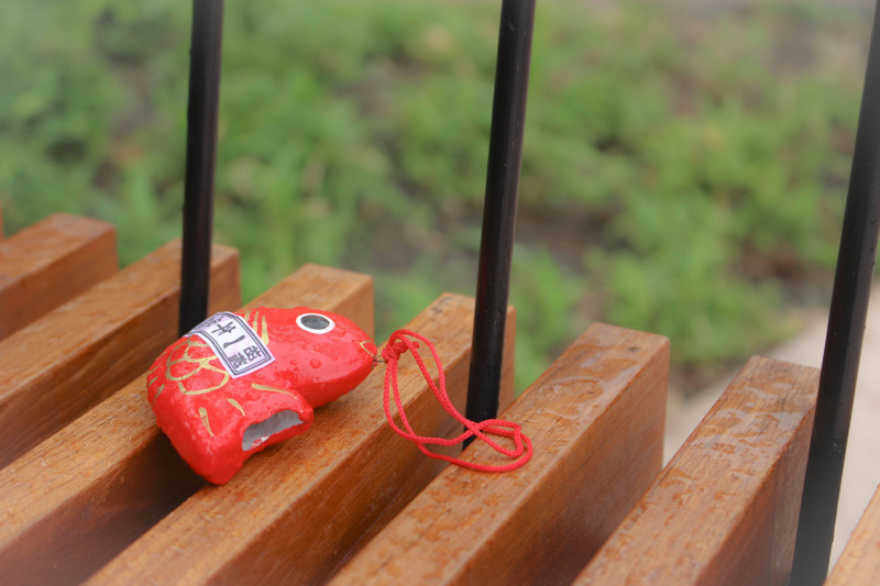 0042川越氷川神社の鯛みくじ