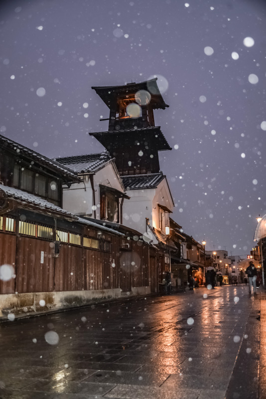 0050時の鐘の雪化粧