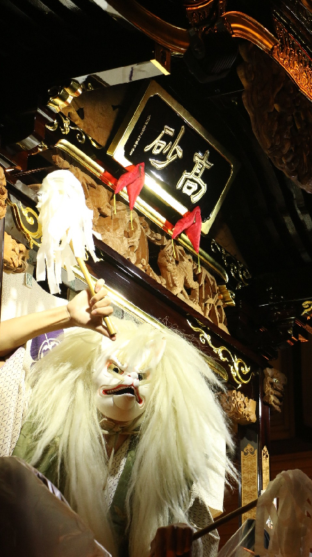 0450川越まつりの狐の写真