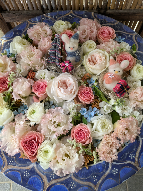 写真：0467クリスマスの花手水