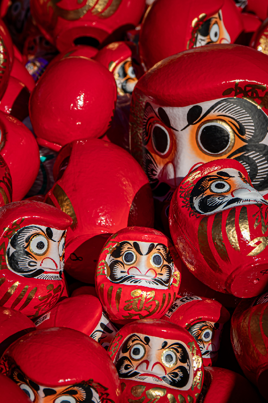 喜多院初大師のだるまの写真