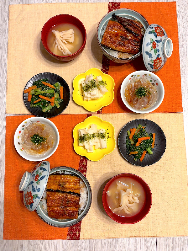川越産の農産物を中心とした献立の写真